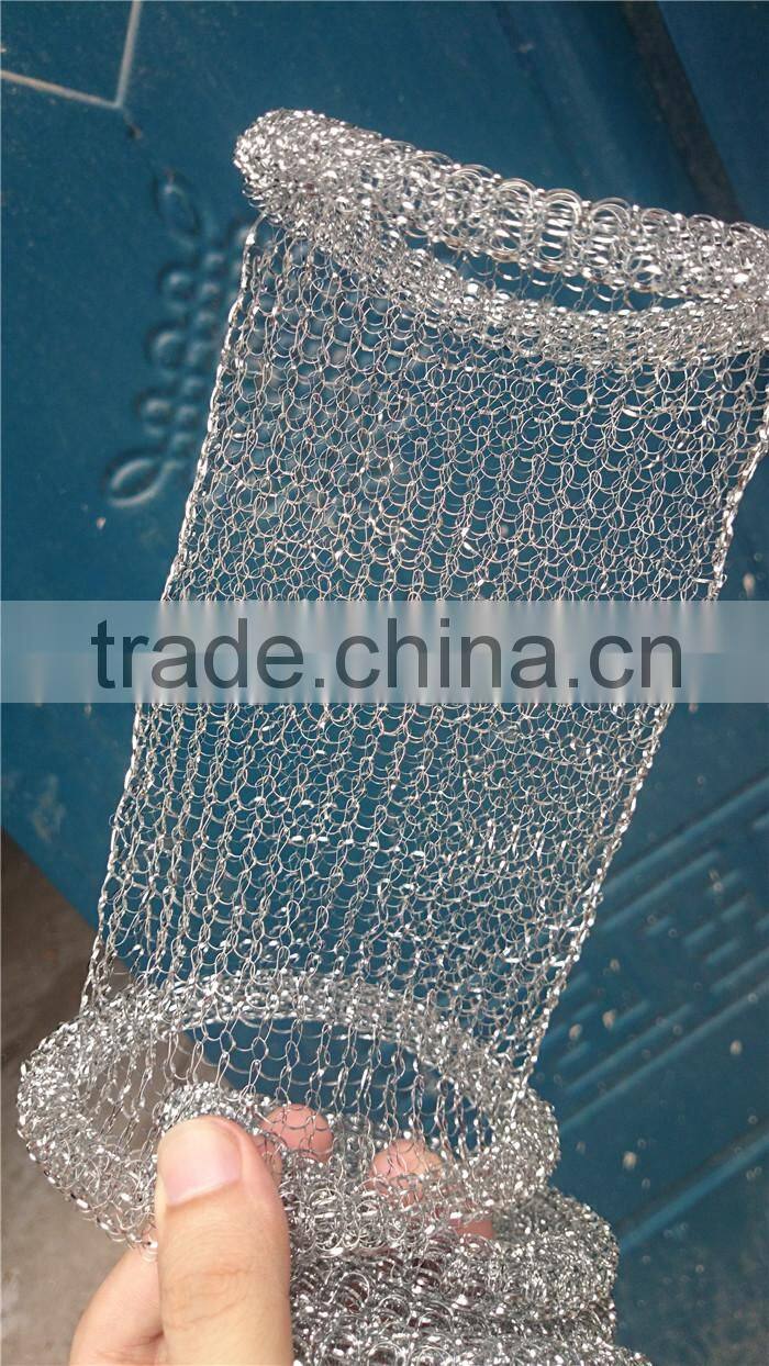 High dipped galvanized wire mesh scourer/stainless steel scrubber