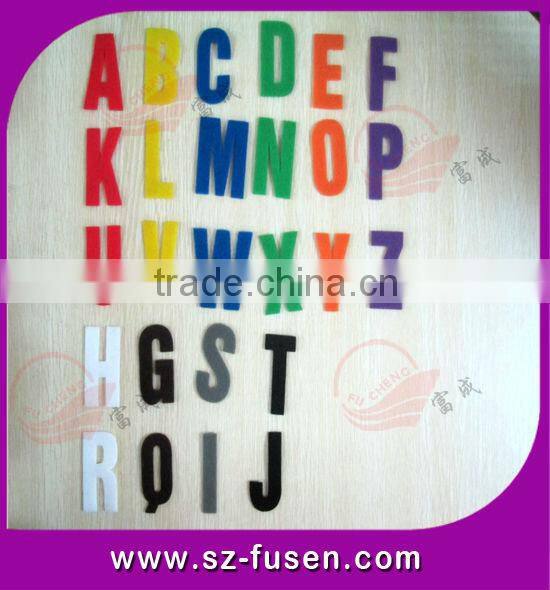 wholesale good quality nylon hook and loop letters