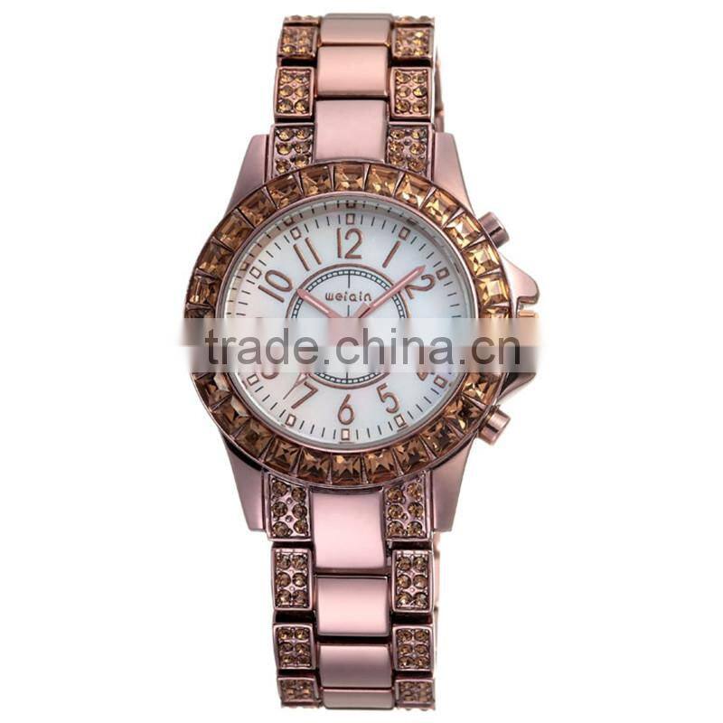 2016 luxury large wrist womens diamond watch timepieces