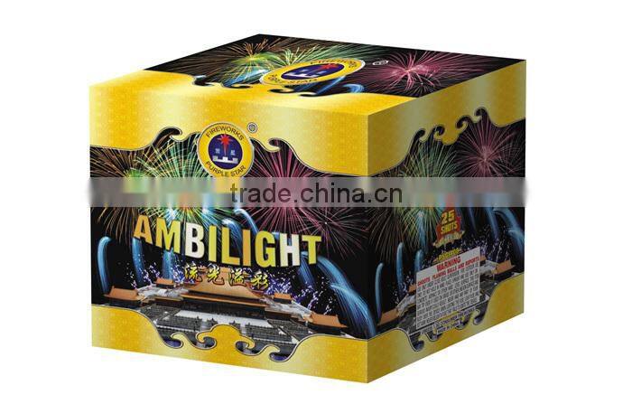 PSCI408 4" 25shot 1.3G 0335 Assorted Shells Fireworks