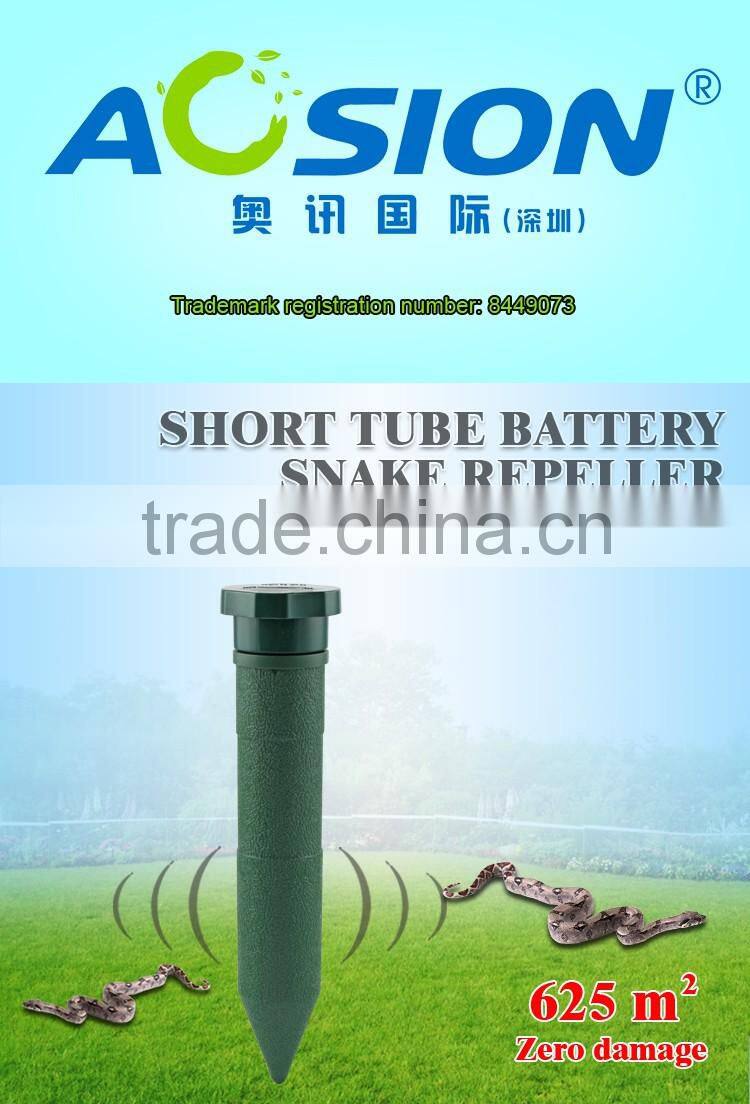 Top rated Plastic Mini Tube outdoor vibrating sonic battery operated electronic snake repellent