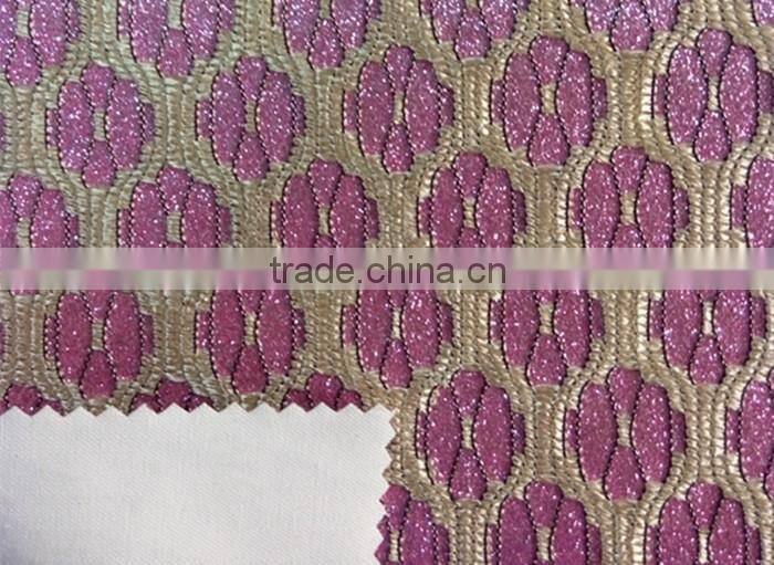 Glitter Colorful High Quality with TC Backing Synthetic PU Leather for Shoes and Bags