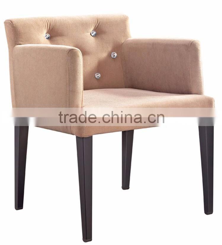 Make In China Metal Modern Leather Coffee Shop Chair