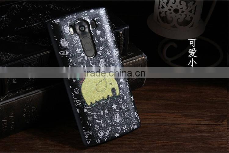 Colored drawing Flower Flag Catoon Soft TPU Silk Skin case for LG G5/LG V10