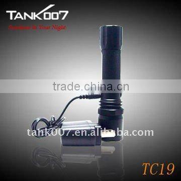 Police Led Torch Flashlight 18650 Rechargeable Torch Light With charger TC19