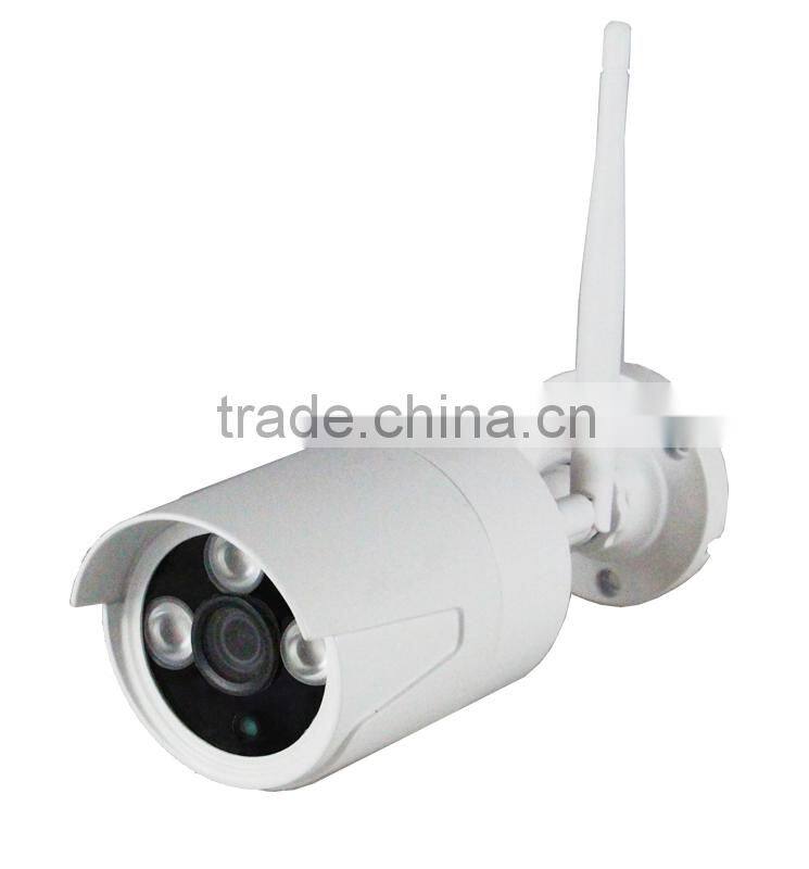 2.4G WIFI NVR KIT 4CH 720P HD Infrared IR Wireless Night Vision Video Surveillance IP Bullet Wifi Camera Recorder