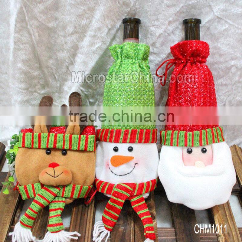 New Santa Candy Bags Gift Bag Holder Christmas Tree Decoration Party Gifts