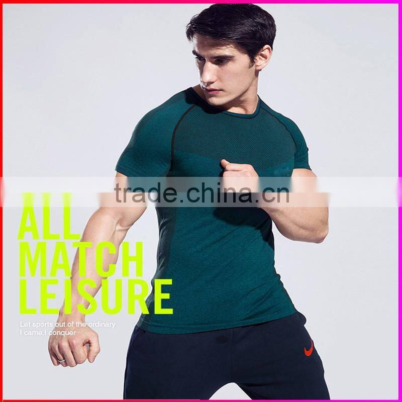 2016 New style Tennis clothes sport T-shirt , men slimming body shaper, men sports wear