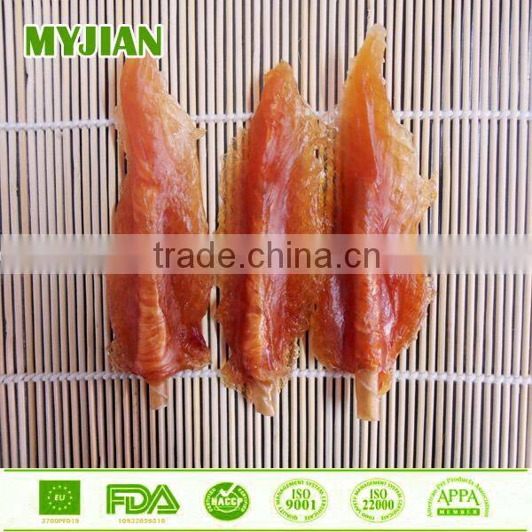 Rawhide Stick inner Dry Chicken Jerk Wholesale Bulk Dry Dog Snack Dog Treats Dog Chews Dog Training Treats OEM and Private Label