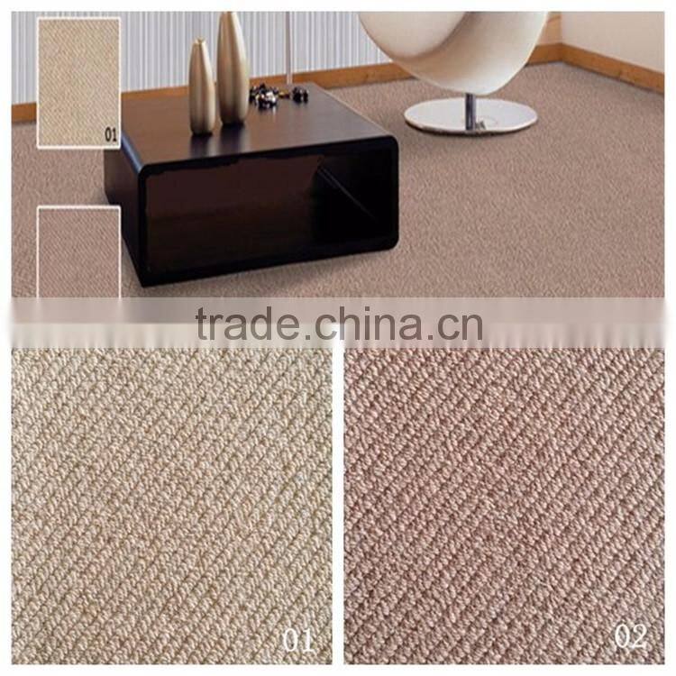 NZ Wool High Low Loop Broadloom Hotel Carpet