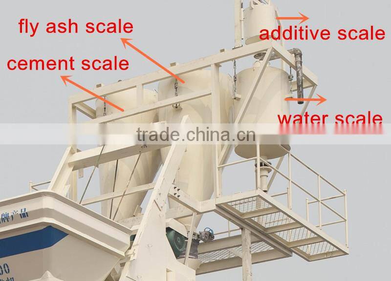 CE,BV HZS25 -HZS240 mobile/stationary concrete batching plant cememt mixing machine with capacity from 25 m3/h to 420m3/h