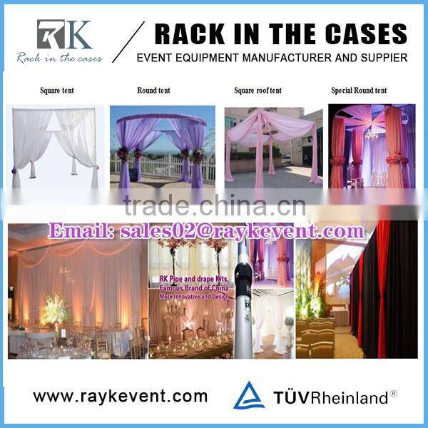 Stage decoration exhibition booth pipe drape curtains