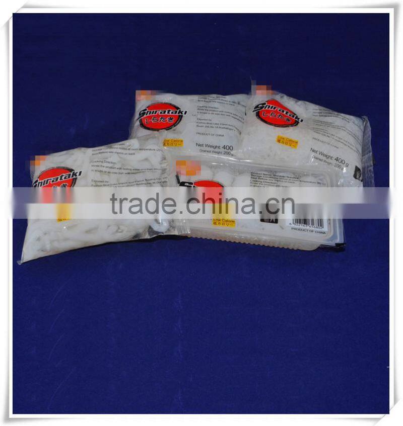 FDA zero Calorie and low fat konjac fettuccine