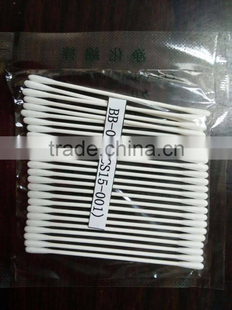 Tip/Round Top Disposable Cleanroom Cotton Swab, Customized Cotton Buds