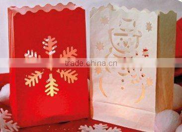 Christmas luminaire candle bags