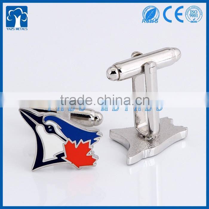 custom metal panda cufflink