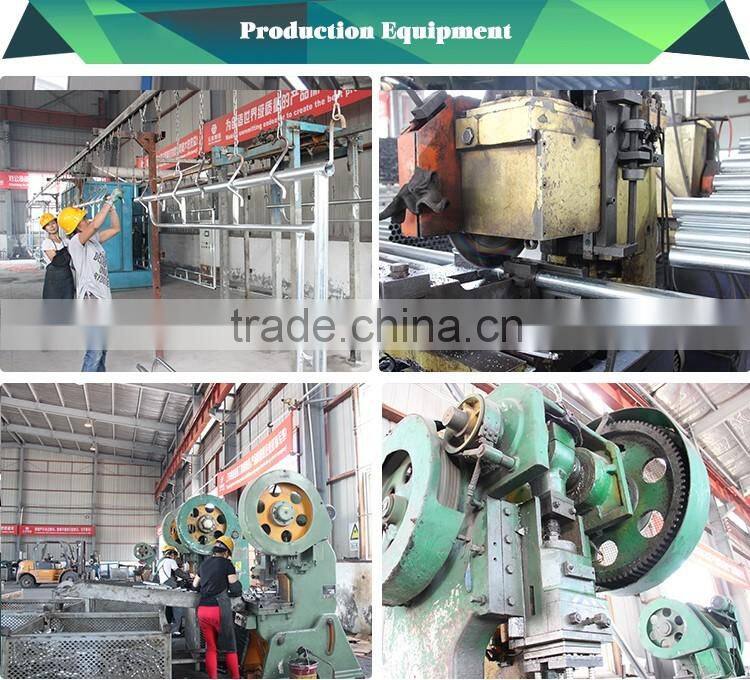 Painted standard frame system scaffolding for construction