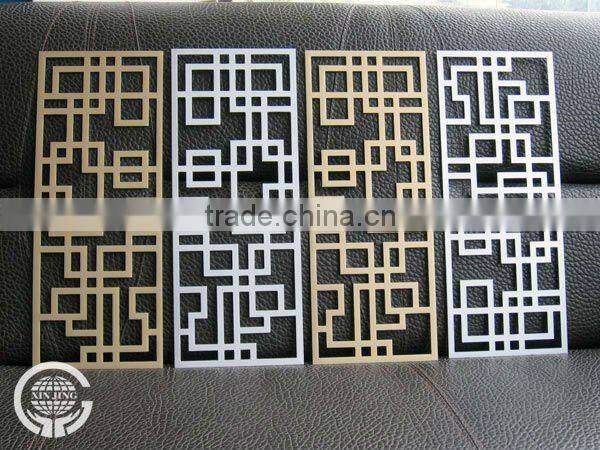 Exclusive decorative hook on perforated aluminum ceiling panel 600*1200mm