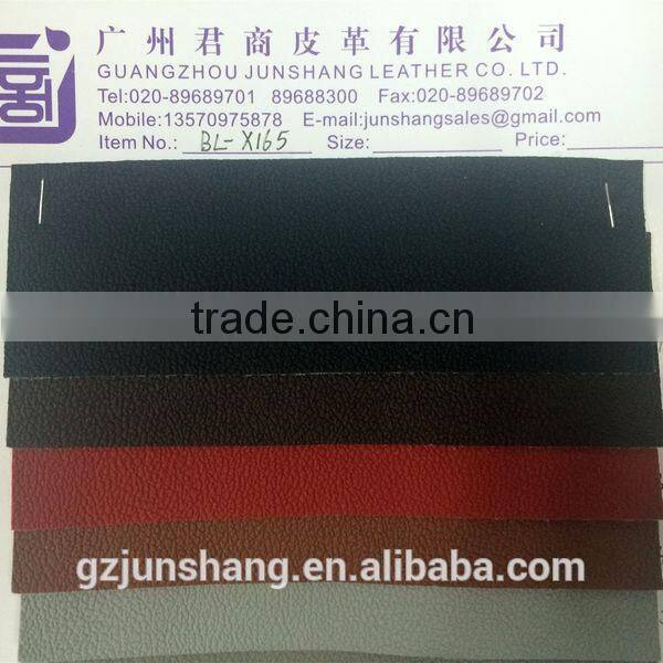 Embossed PVC rexine car seat leather fabric same with real leather design