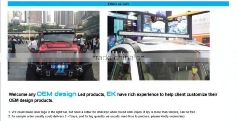 2014 EK 3W/10W CREE LED chip Single/Double row LED light bar & xenon flash lamp