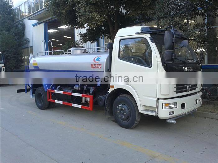 DONGFENG small water tanker truck China manufacturer used water sprinkle truck 5CBM water tank truck