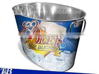 promotional big galvanized tin bucket