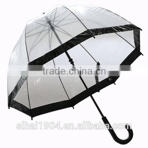 Promotional advertisement quality apollo transparent umbrella
