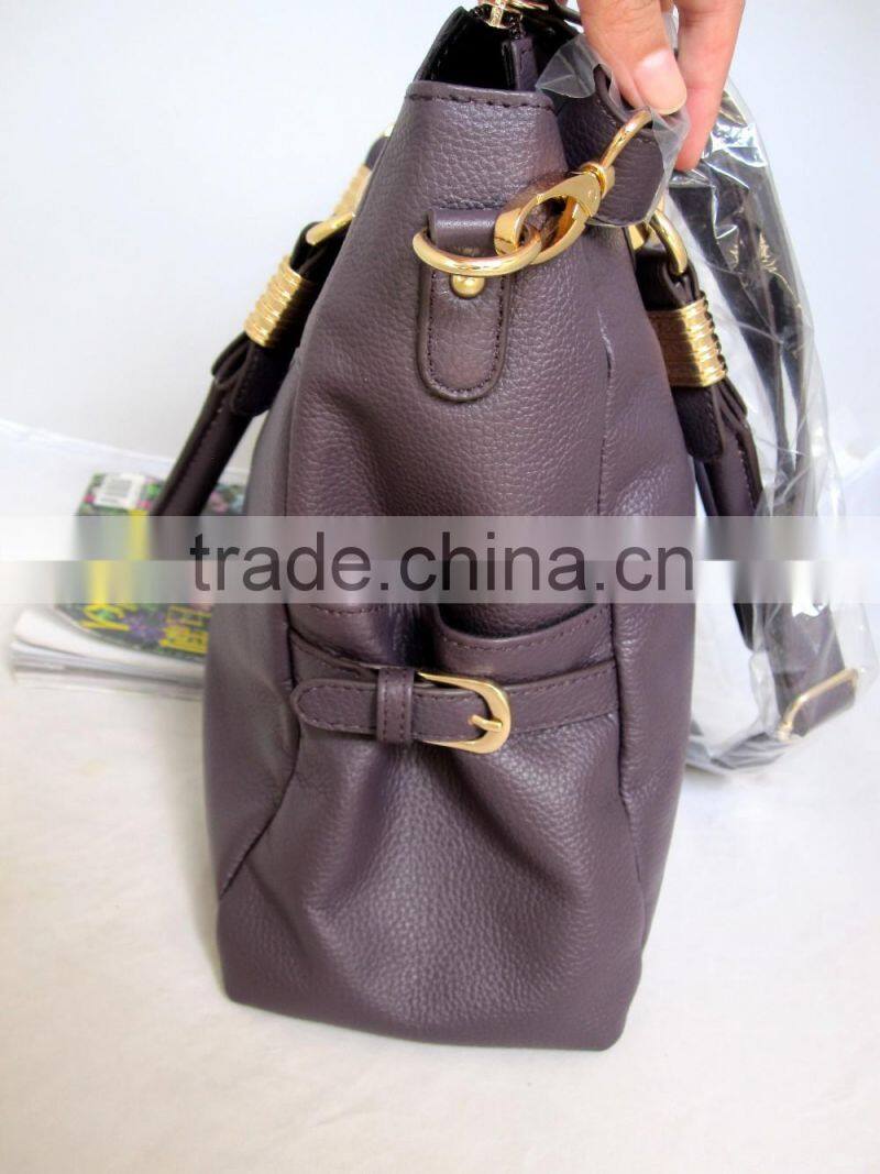 New design Ladies big office handbag fashion brifecase zipper closure shopper bag