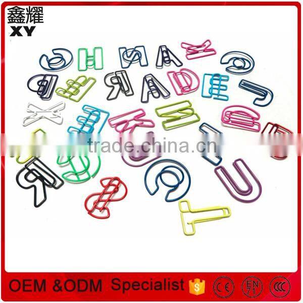 Colorful number shapes clip cheap stationery yes shape paper clips