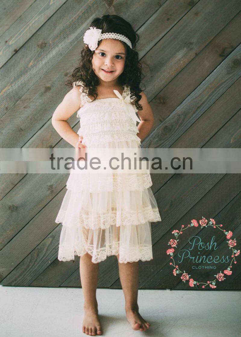 various colors little girls boutique lace petti dress