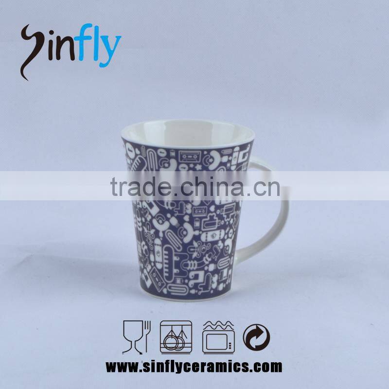 2015 New China Supplier Reasonable Price Plain White Ceramic Mug