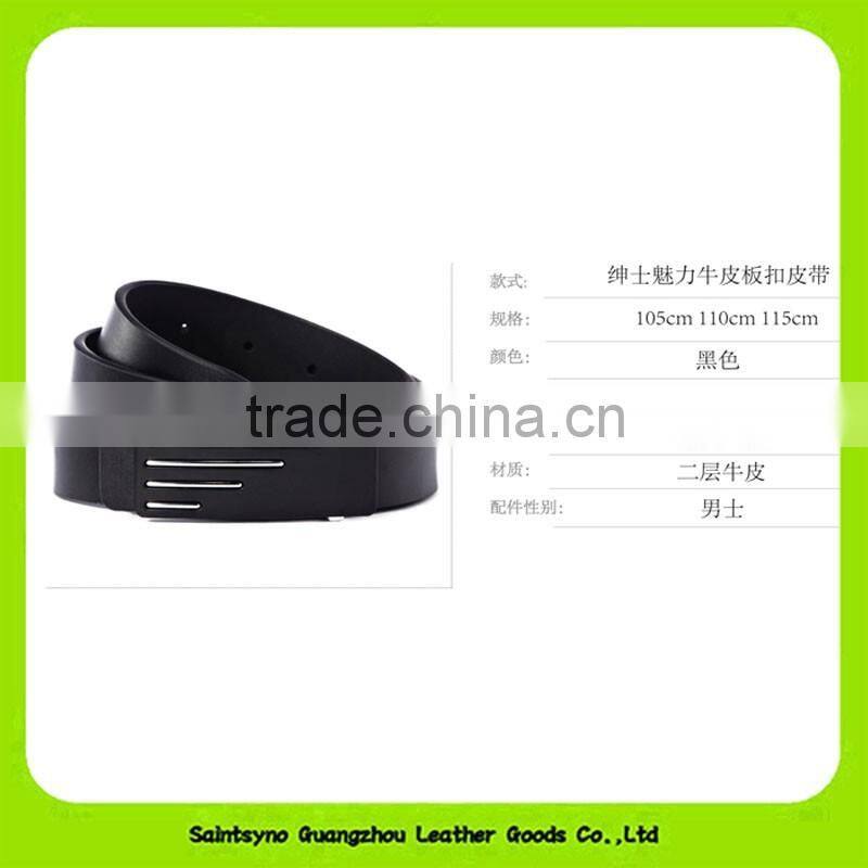 16250 Gentleman charm leather buckle belt