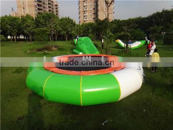 2015 the cheap and good quality inflatable water jumping bed / inflatable trampoline for sale