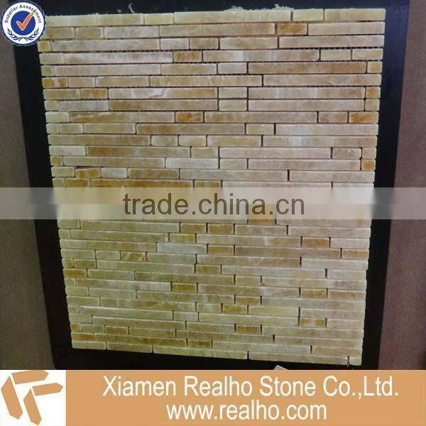 classico botticino hexagonal marble mosaic tiles