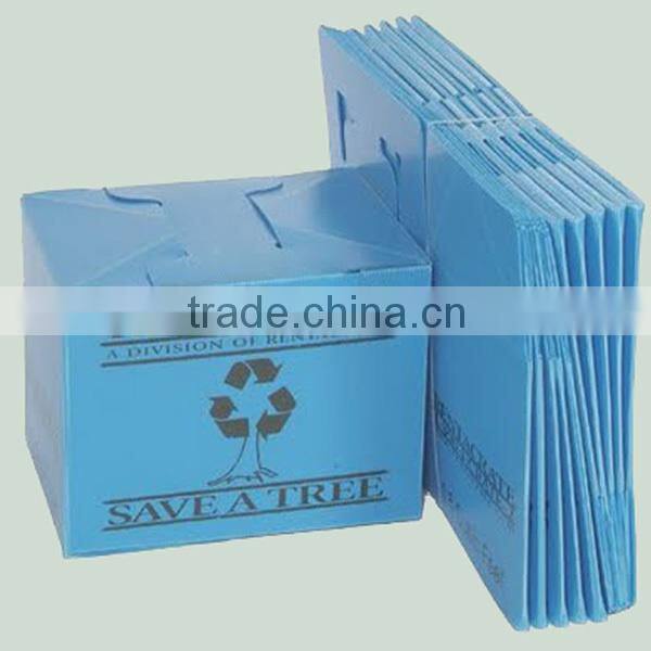 Recycled Packaging Foldable Plastic Container
