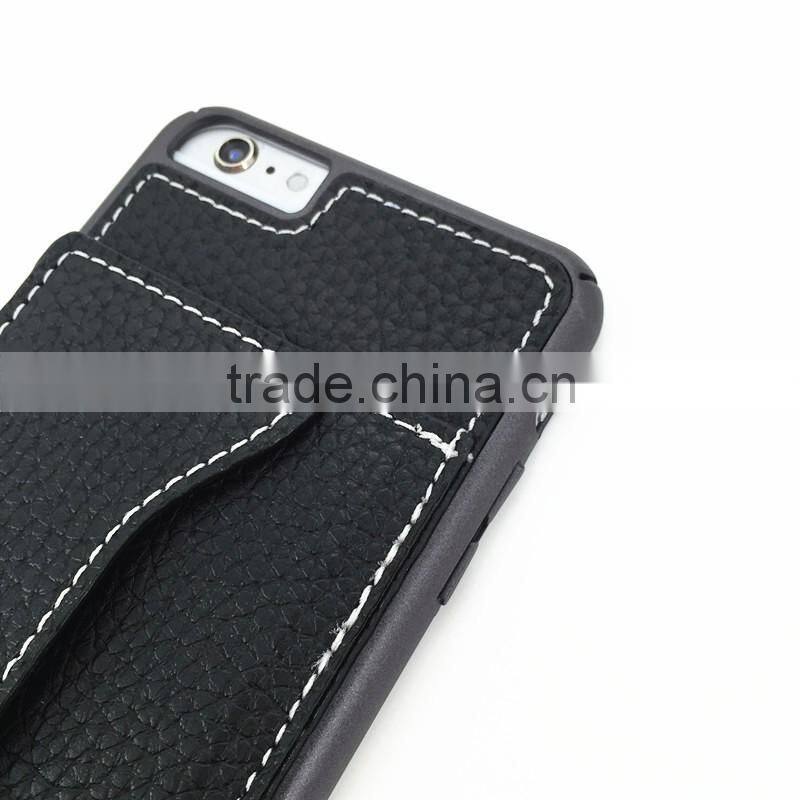 New products business type cellphone PU TPU leather phone case with card slot for iphone 7/7S