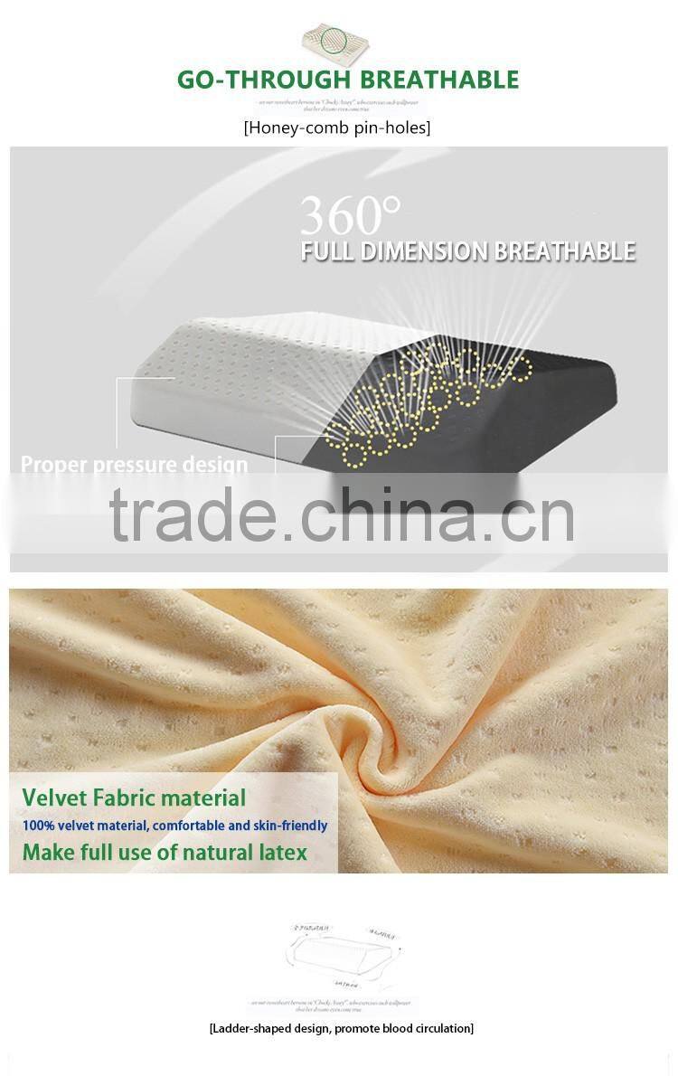 XD-KO004 51*30*7/9 45D online shopping latex pillow thailand/air pillow