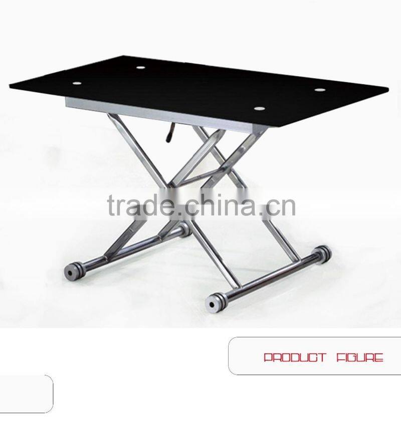 Folding Glass Dining Table General Used Dining Room Furniture