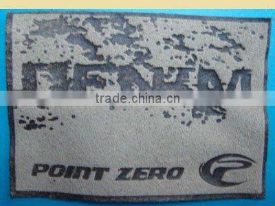 2012 fashion leather label for garment