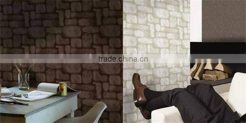 3D brike wallpaper for home decoration