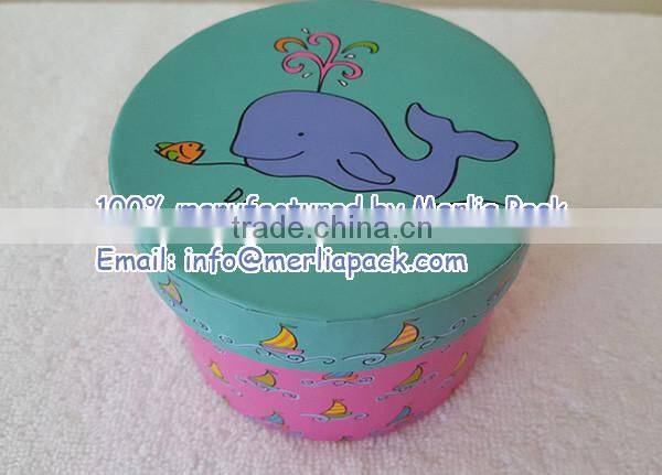 Multi Purpose Gift Boxes Baby Soap Box Tarts Cookie Packaging Round Circle Box