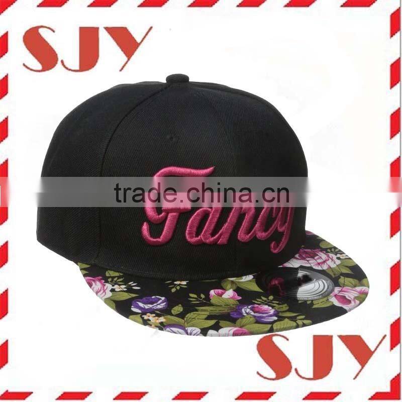 High quality Metal Buckle Back Hat Custom 3D Embroidered Baseball Cap