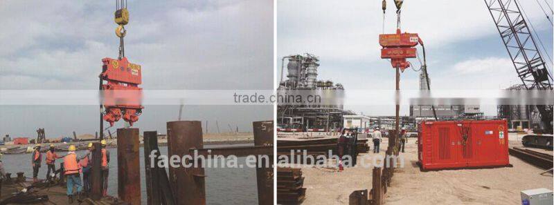 FAECHINA Profesional Hydraulic Vibratory Hammer Pile Driver for Guardrail