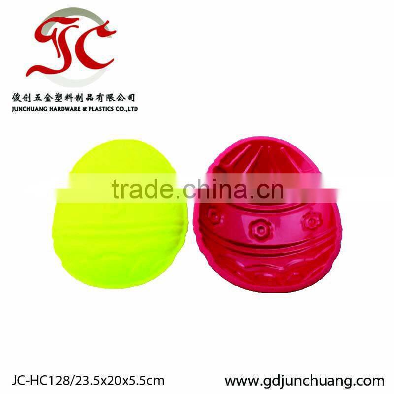 Bright red color house shape ice cube tray mould