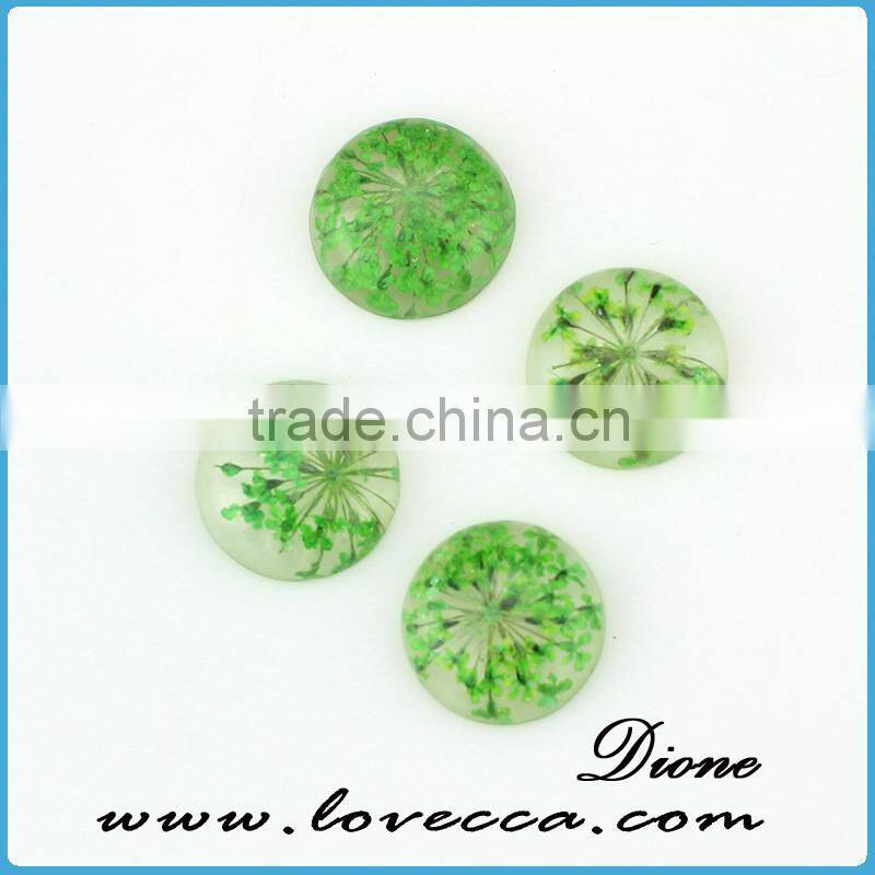 2015 New arrival !!! High quality fashion new design Flower Adjustable Resin Ring, Four leaf clover Resin Cabochon for ring