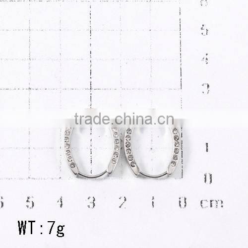 Latest exquisite workmanship favorable price special shape earrings with shinning stone