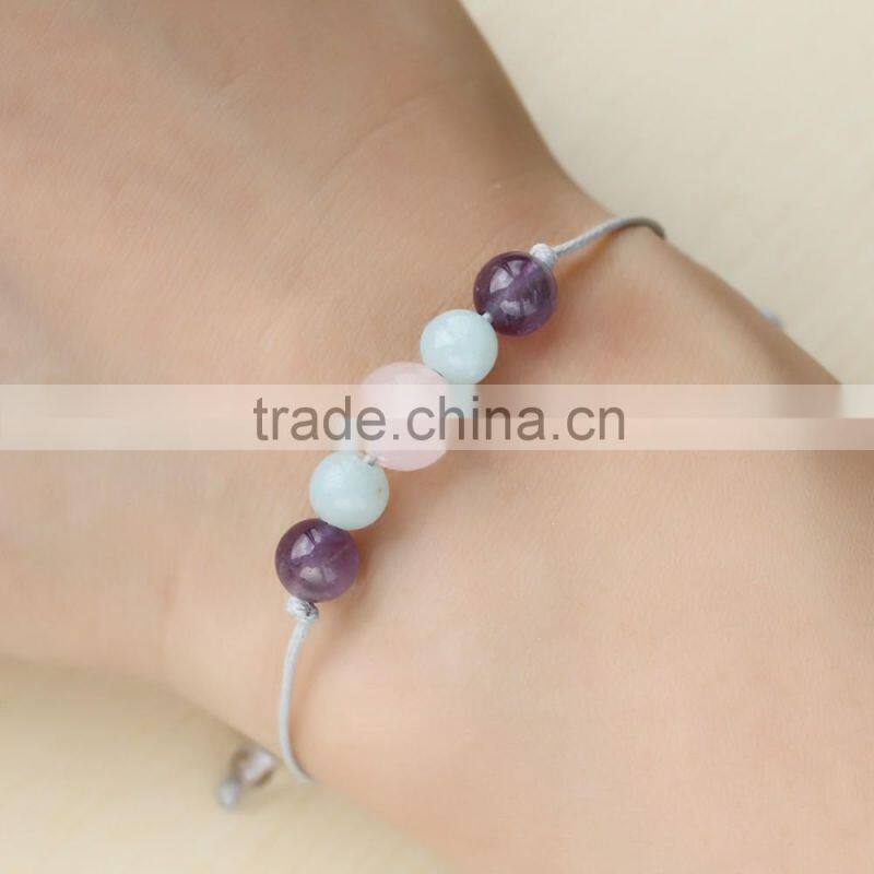 Natural stone small beads bracelet