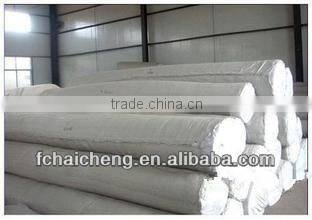 two layer black pond liner waterproof plastic sheet with no-woven fabric HDPE geomembrane