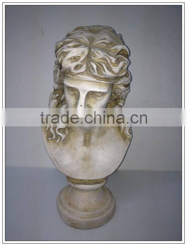 Garden decoration history famous statues, figurine bust
