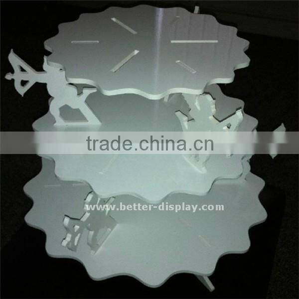 wholesale acrylic cupcake wedding cake stand